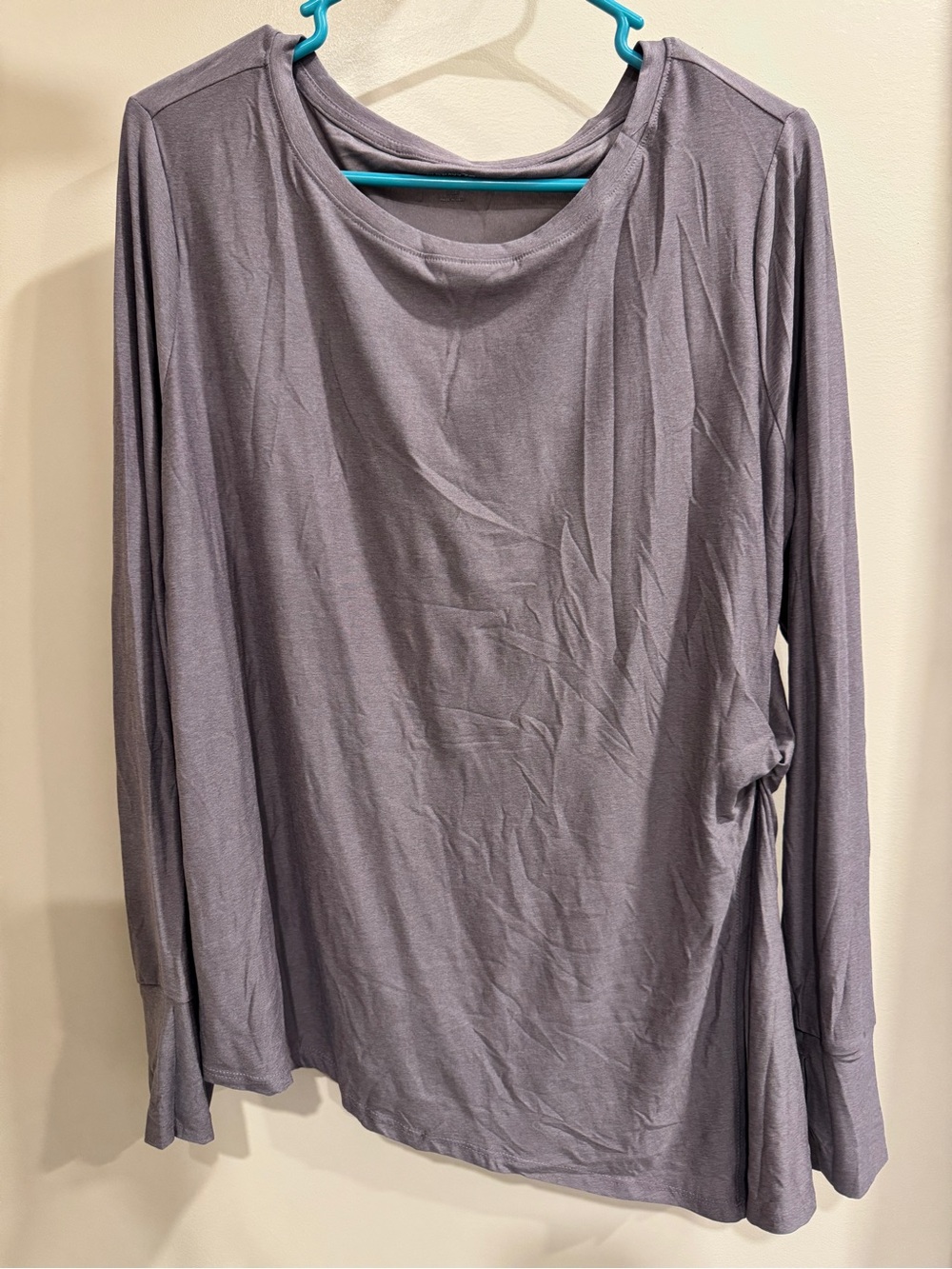 Old Navy Lavender-Gray Long Sleeve Crew Top